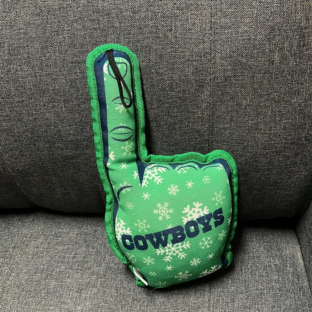 Dallas Cowboys #1 Fan Toy for Dogs: Holiday Edition